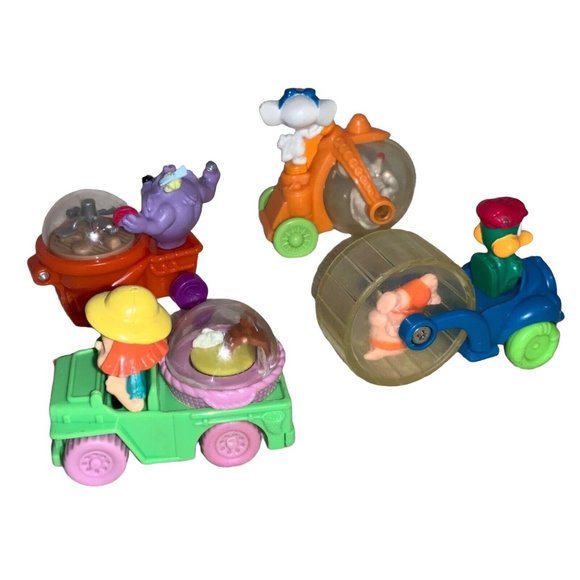 4 Piece 1992 McDonald's Toys Warner Bros. TINY TUNES / Looney Tunes Cars Vintage - Picture 5 of 8